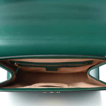 Gucci Guccissima Signature Medium Padlock Top Handle Bag Emerald 5 of 13