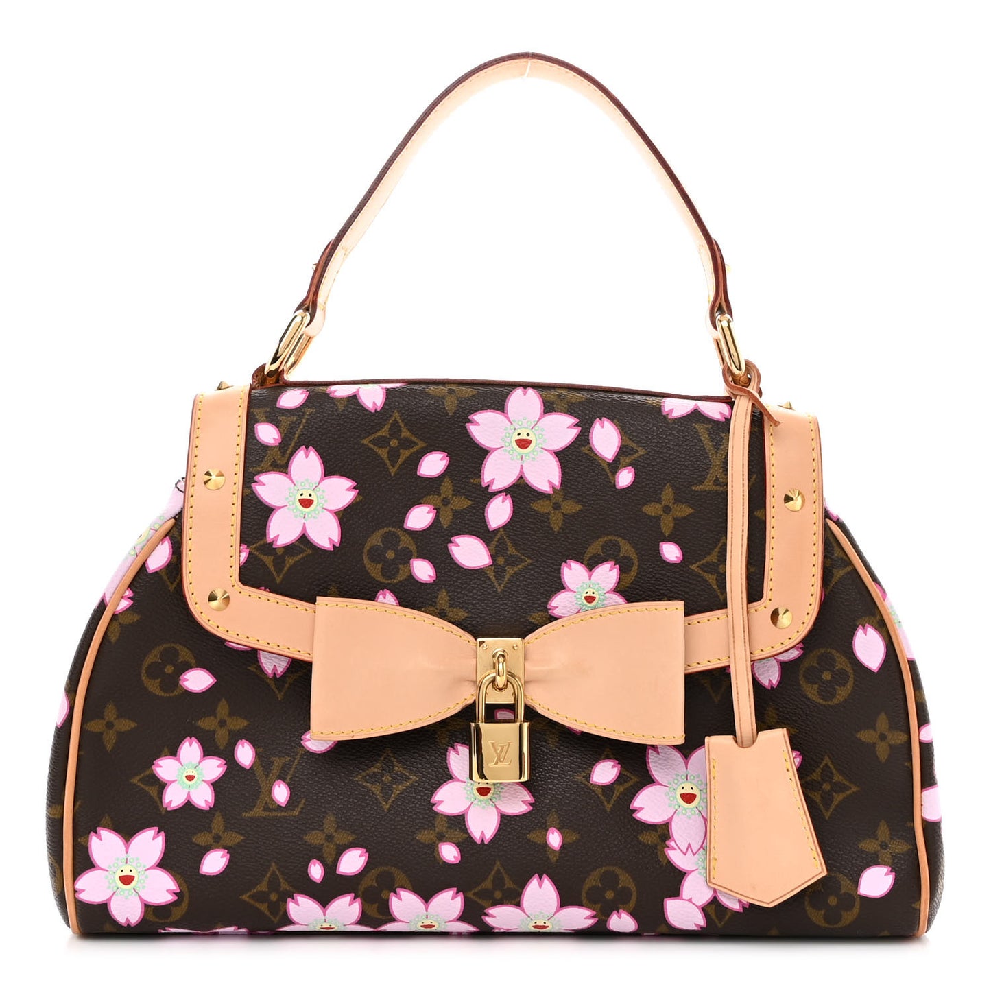 Monogram Cherry Blossom Sac Retro Bag Brown