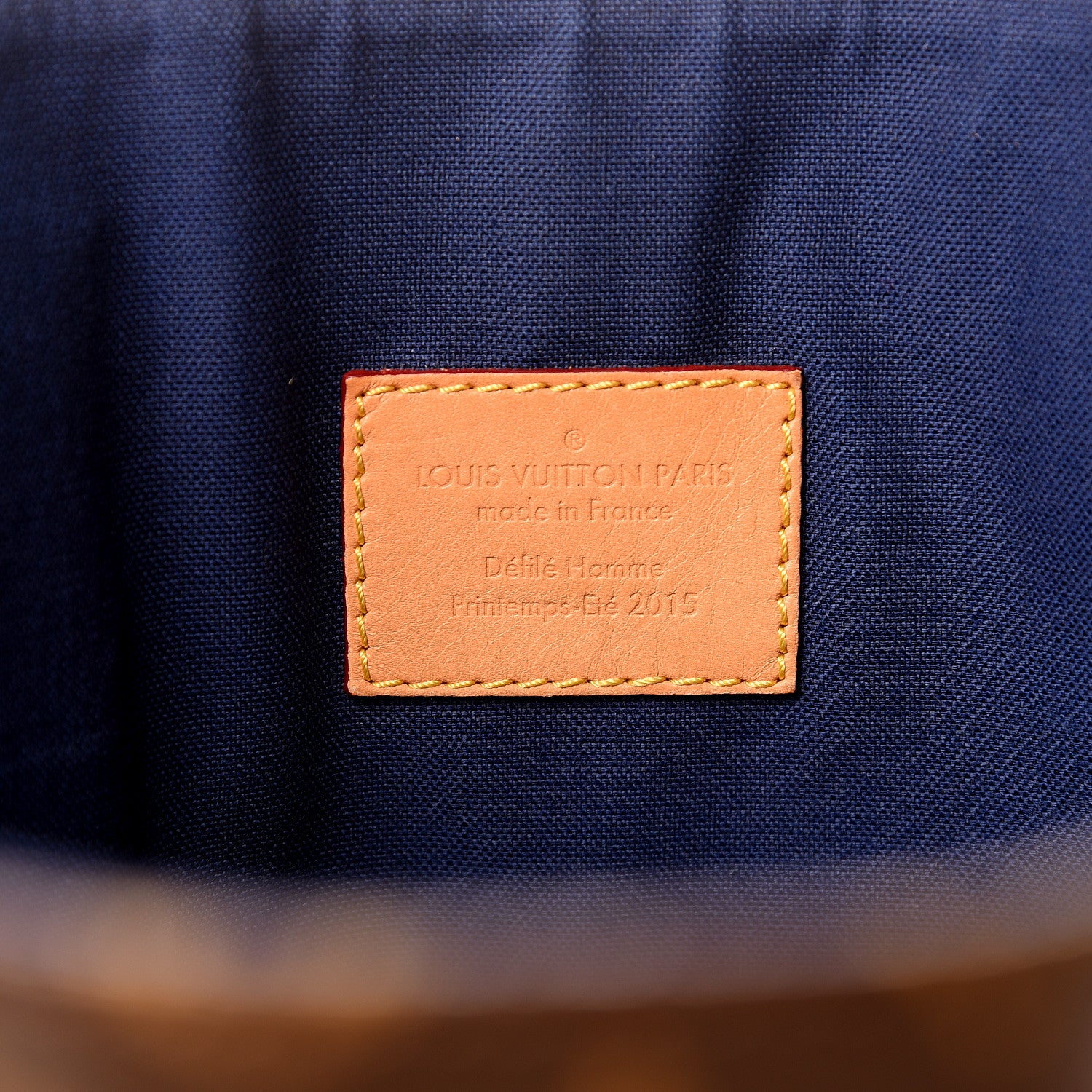 Louis Vuitton Monogram V Cabas Jour Blue 5 of 12