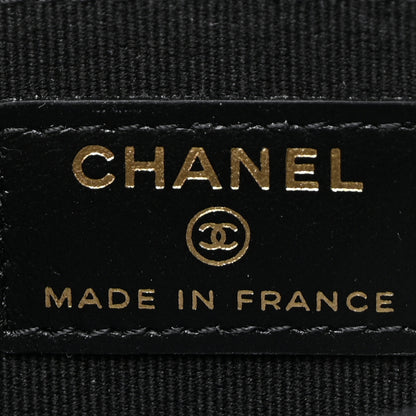 Chanel Shiny Caviar Quilted Strass CC Zip Coin Purse Black 6 of 8