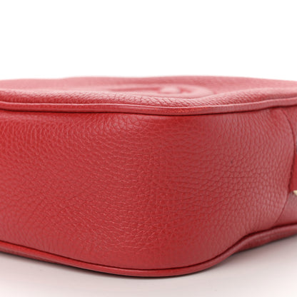 Gucci Pebbled Calfskin Small Soho Disco Bag Tabasco Red 11 of 11