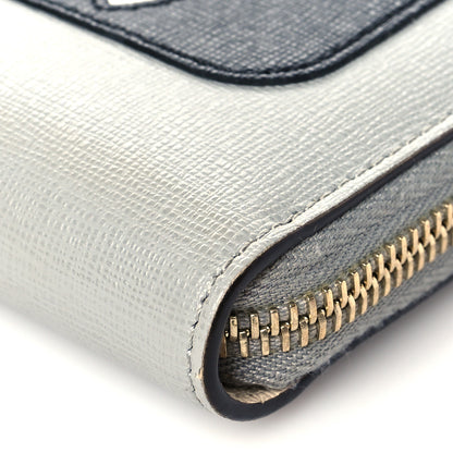 Fendi Vitello Elite Monster Eyes Studded Zip Around Wallet Ghiaccio Black Multicolor 10 of 11