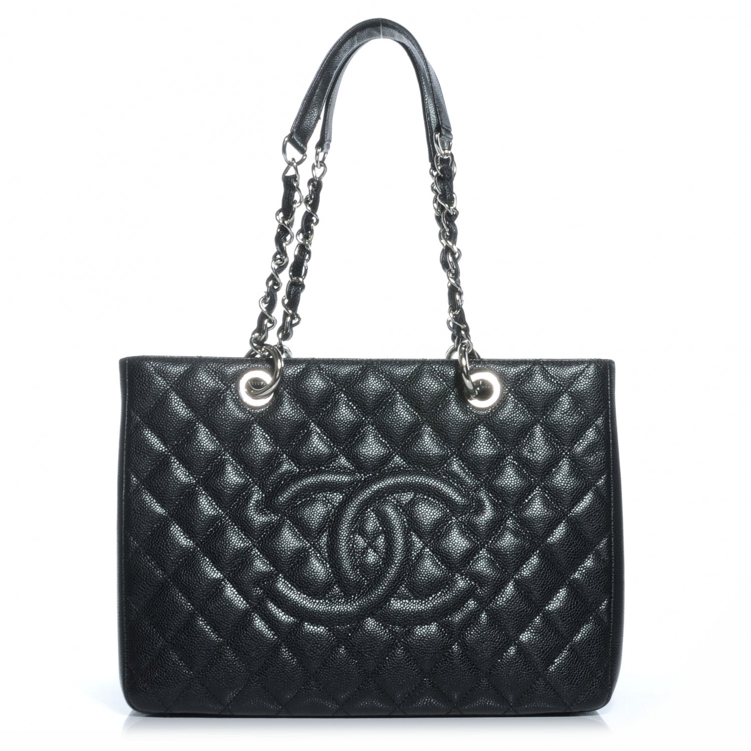 Chanel Caviar Grand Shopping Tote GST Black 1 of 7