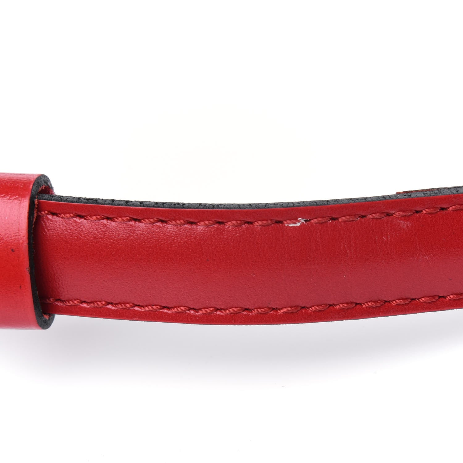 Louis Vuitton Calfskin 16mm Adjustable Shoulder Strap Red 7 of 9