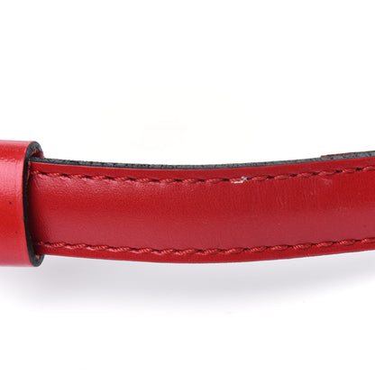 Louis Vuitton Calfskin 16mm Adjustable Shoulder Strap Red 7 of 9