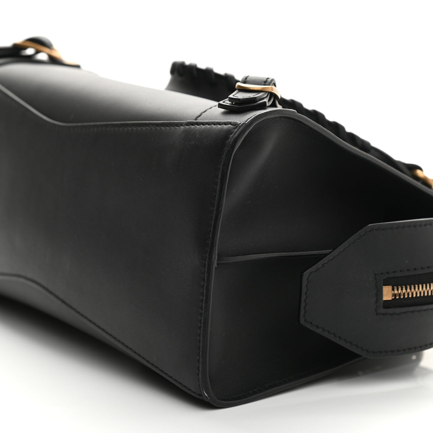 Smooth Calfskin Neo Classic Brass Hardware S City Black