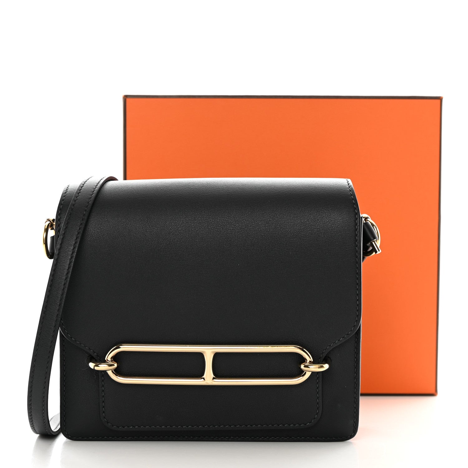 Hermes Swift Mini Sac Roulis Black 16 of 16