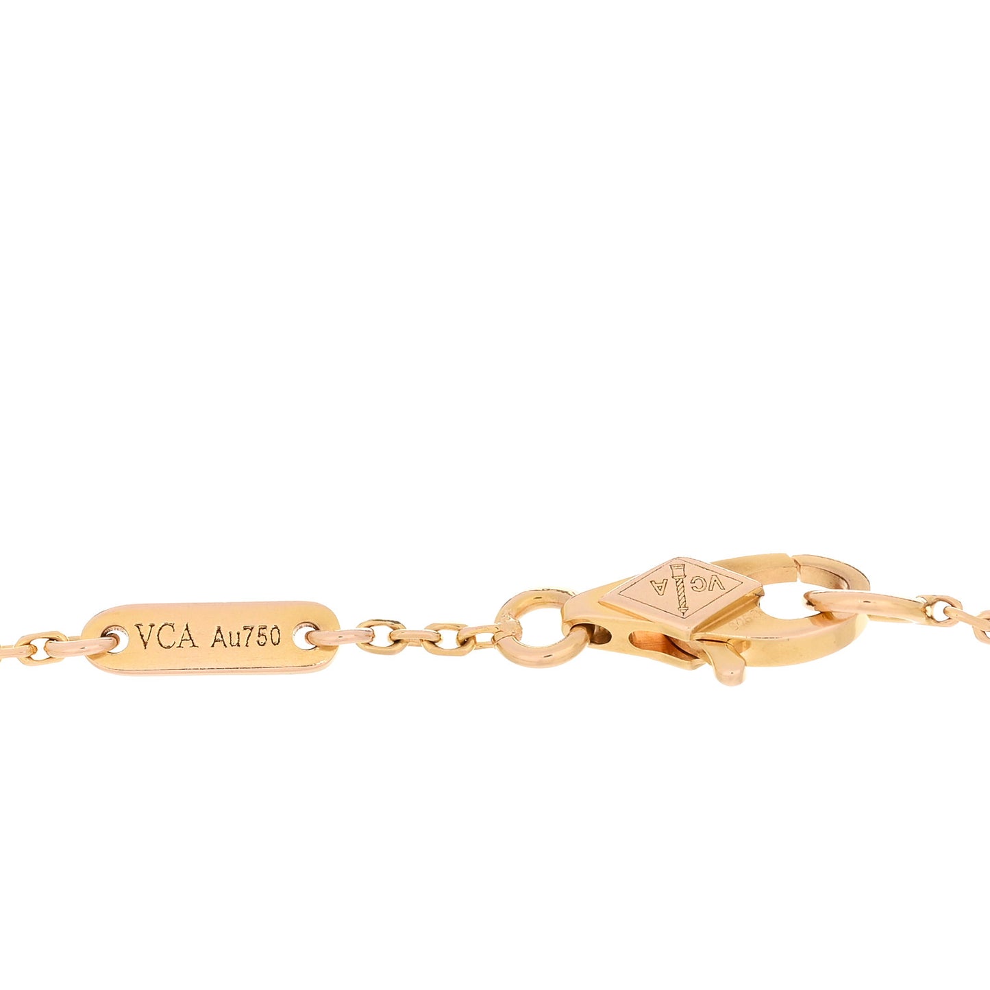 18K Rose Gold Carnelian Sweet Alhambra Bracelet