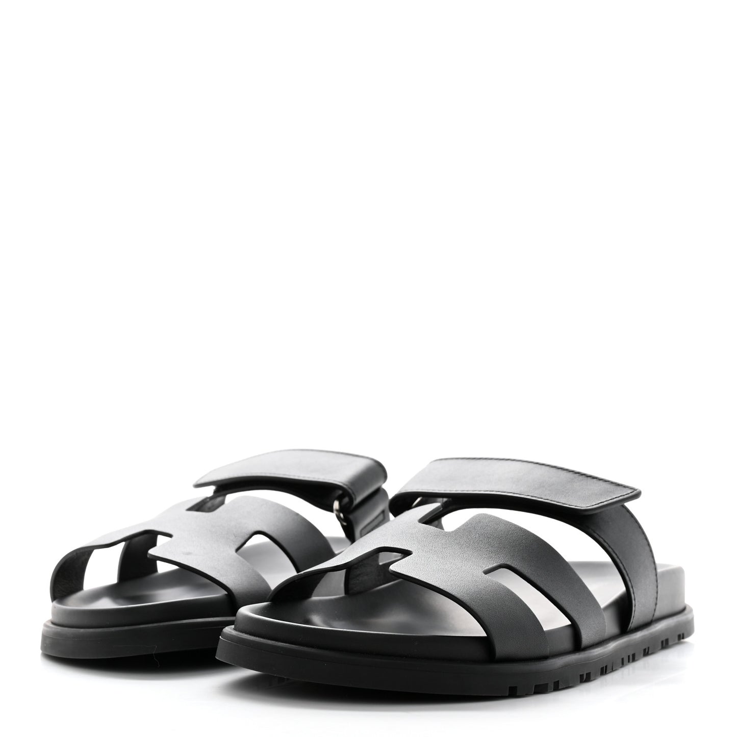 Calfskin Womens Chypre Sandals 37 Black