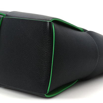 Bottega Veneta Calfskin Maxi Intrecciato Medium Arco Tote Black Parakeet 10 of 10