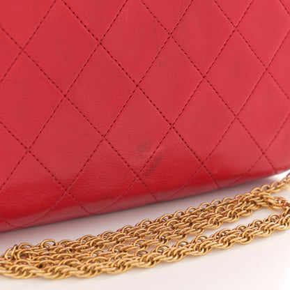 Chanel Lambskin Quilted Small Single Flap Red 12 of 12