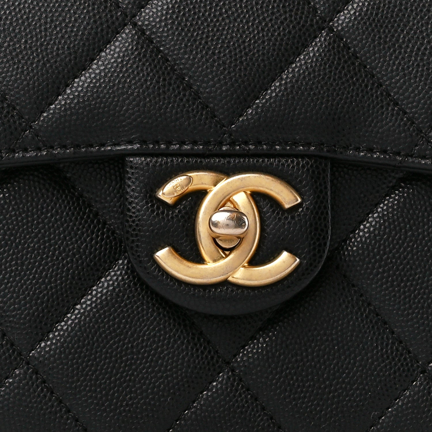 Chanel Caviar Quilted Moon Messenger Black 9 of 12