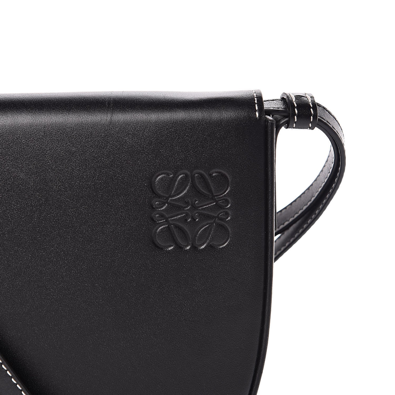 Loewe Soft Calfskin Heel Bag Black 10 of 10