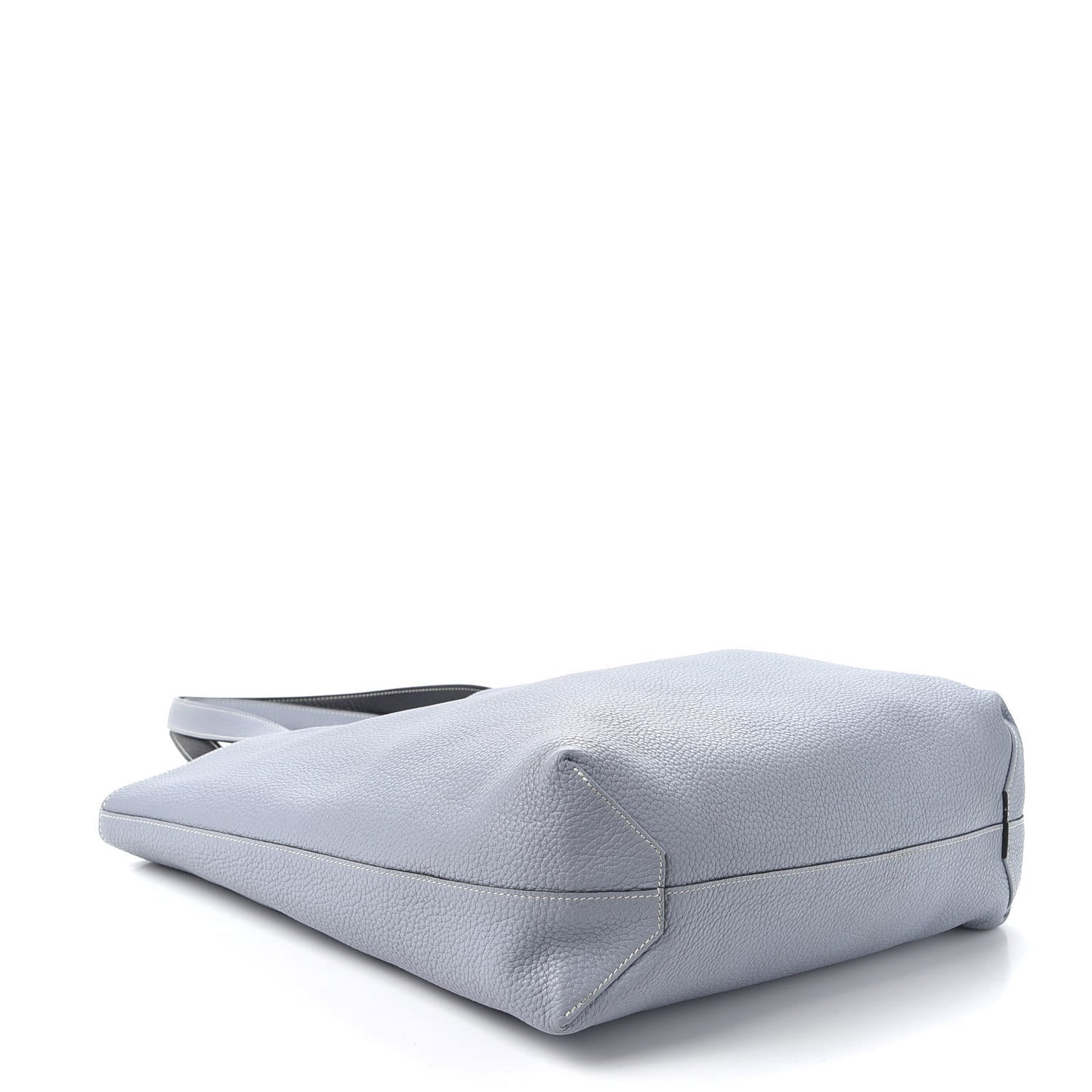 Taurillon Clemence Double Sens 36 Reversible Tote Bleu Lin Bleu Obscur