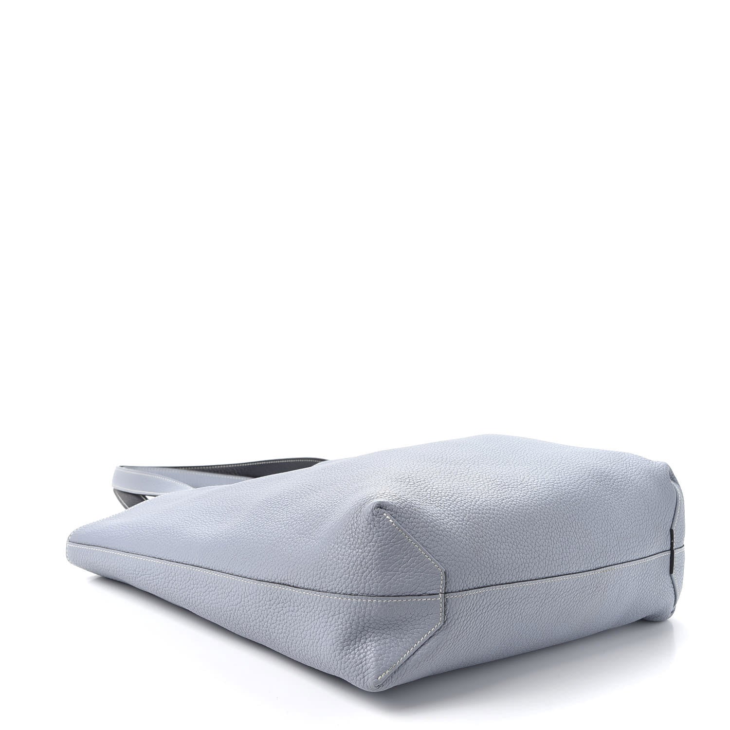 Hermes Taurillon Clemence Double Sens 36 Reversible Tote Bleu Lin Bleu Obscur 6 of 15