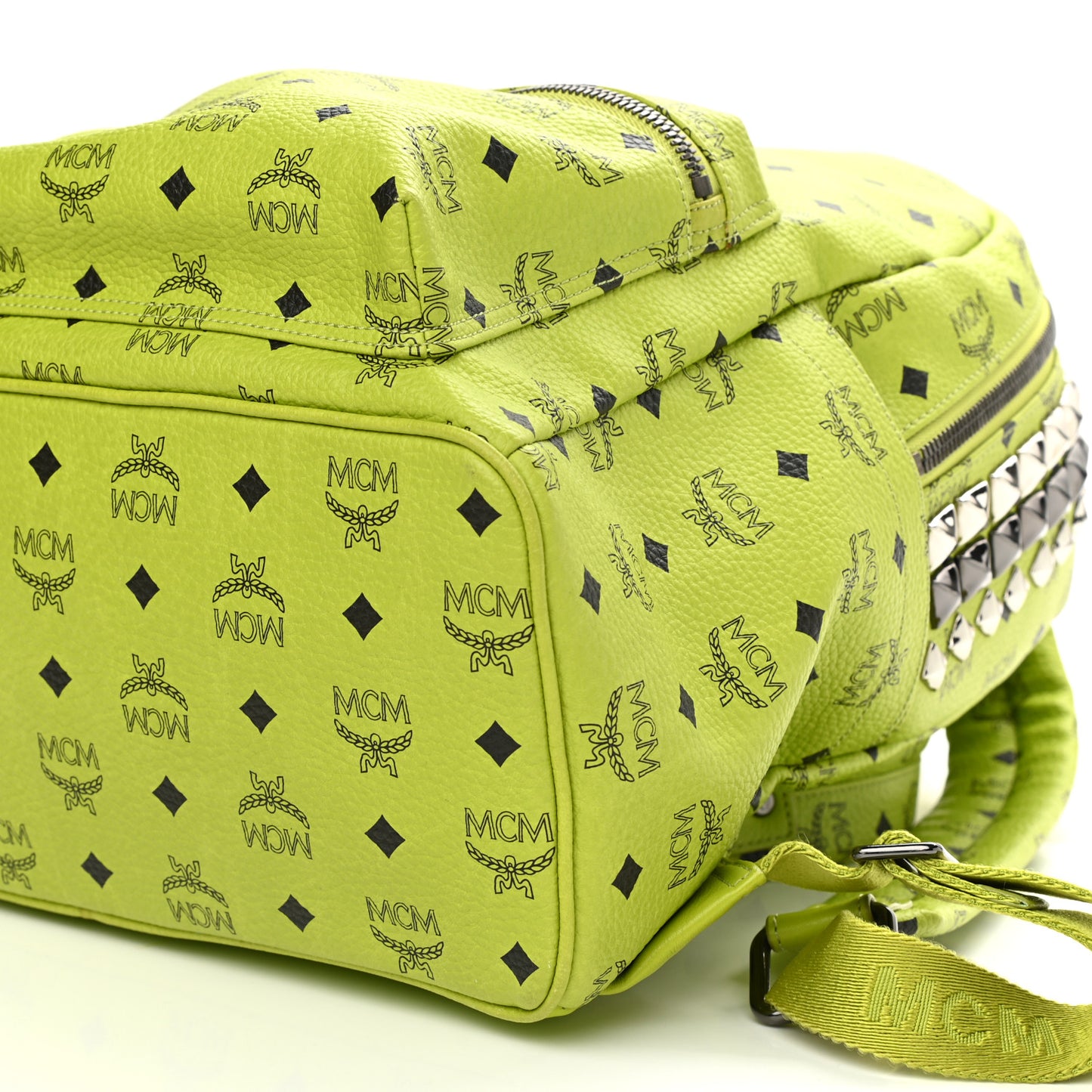 Visetos Crown Stud Medium Stark Backpack Green