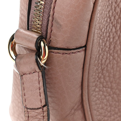 Gucci Pebbled Calfskin Small Soho Disco Bag Camelia 10 of 14