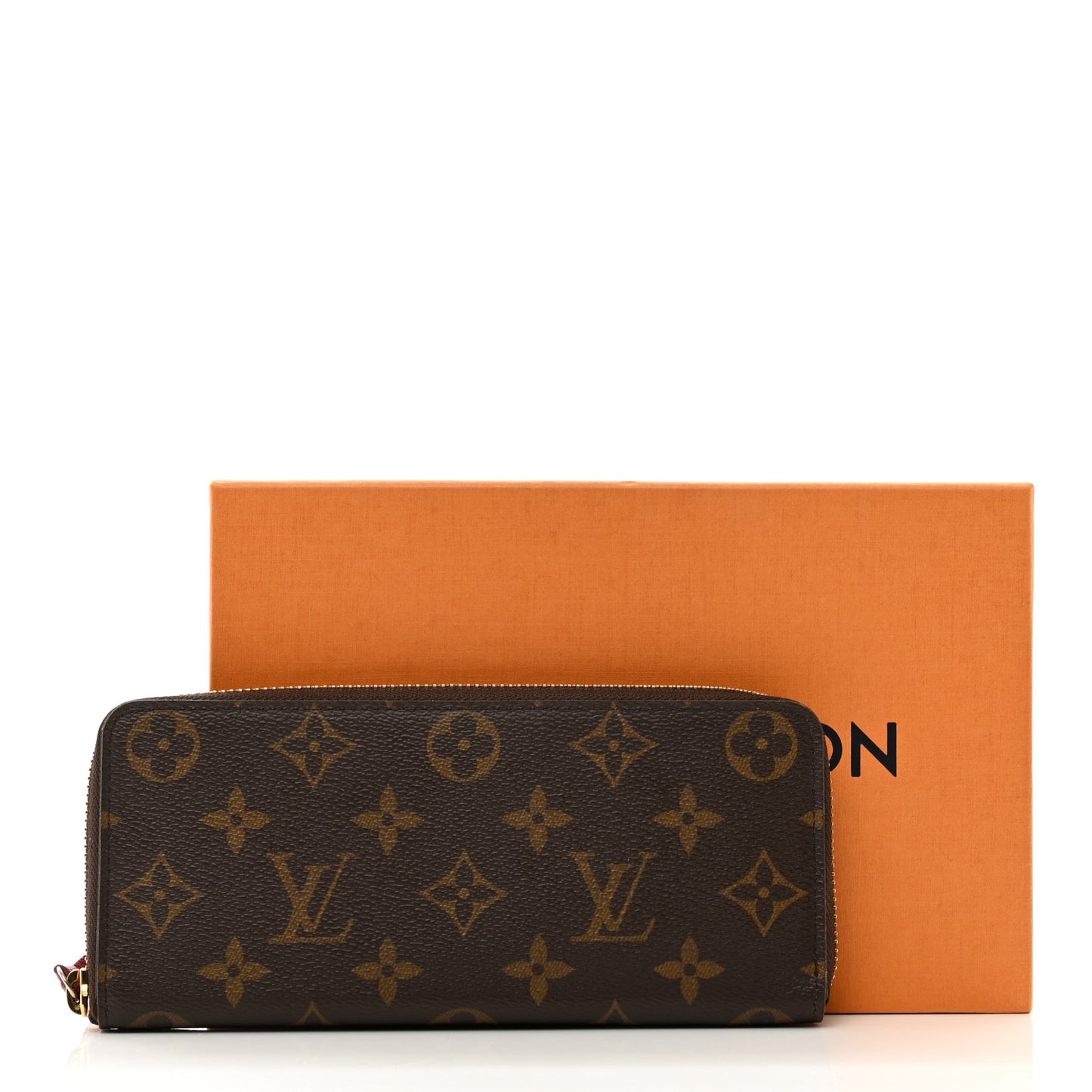Monogram Clemence Wallet Fuchsia