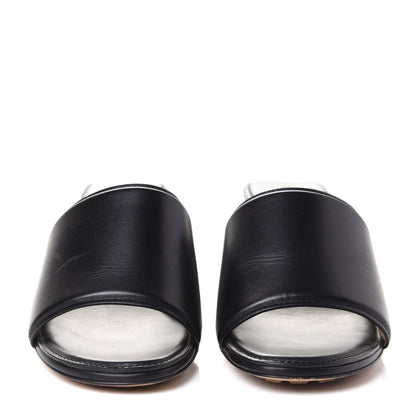 Bottega Veneta Calfskin Band Mule Sandals 39 Black 4 of 8