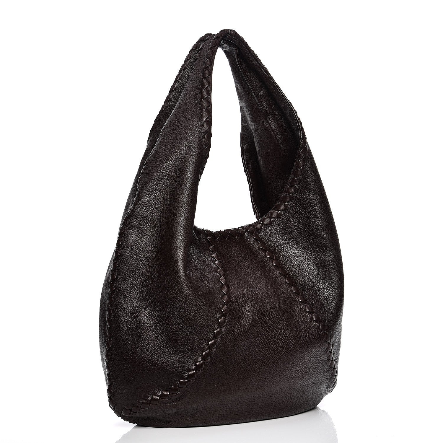 Bottega Veneta Cervo Deerskin Large Hobo Ebano 12 of 19