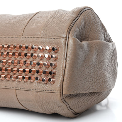 Alexander Wang Pebbled Lambskin Rocco Latte Rose Gold Hardware 7 of 10