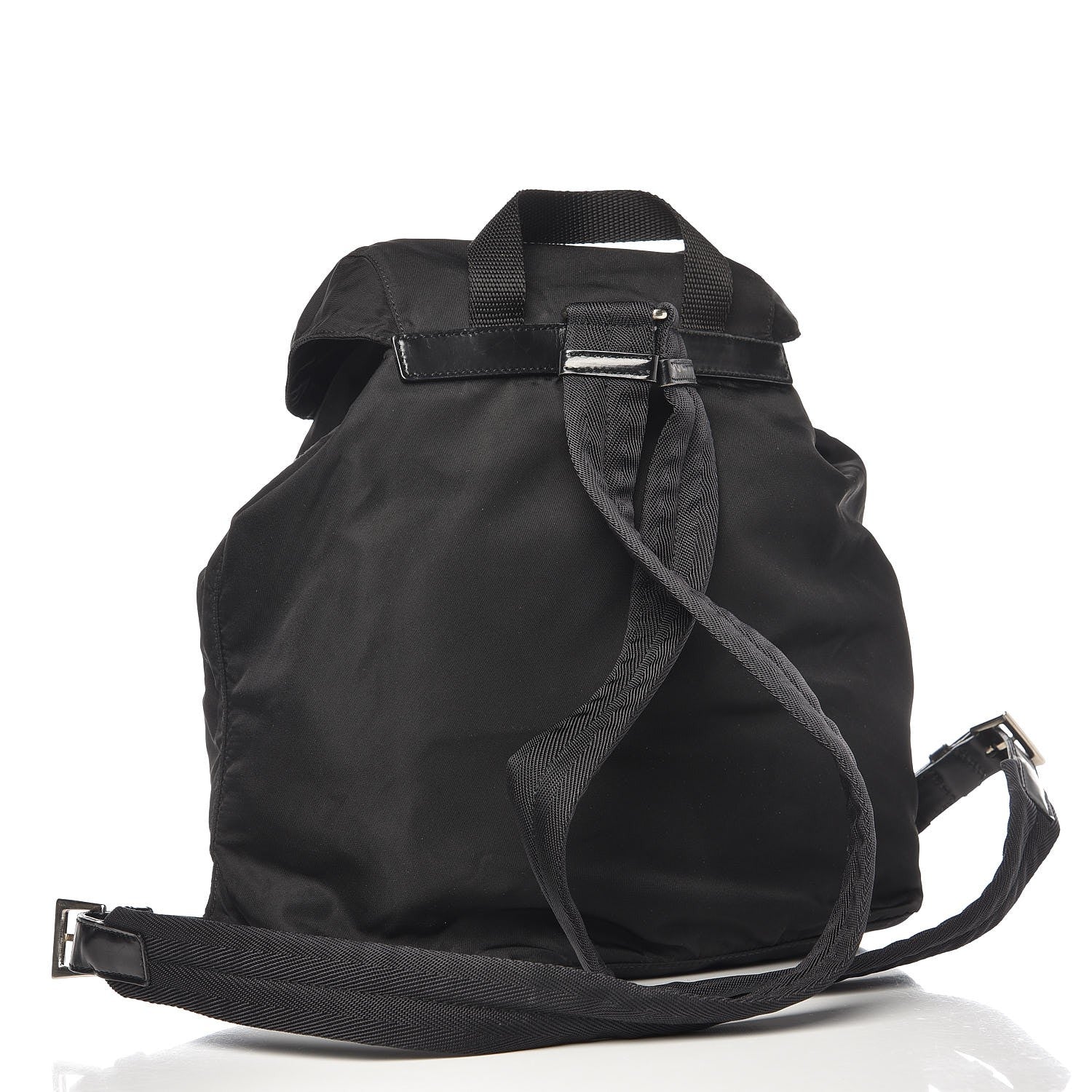 Prada Nylon Cinch Backpack Black 3 of 6