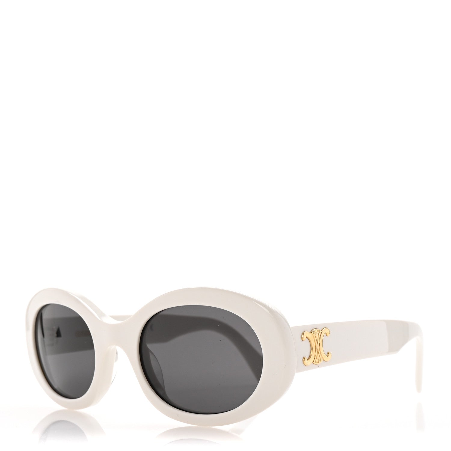 Celine Acetate Triomphe 01 Sunglasses CL 40194U White 1 of 7