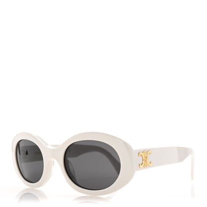 Celine Acetate Triomphe 01 Sunglasses CL 40194U White 1 of 7