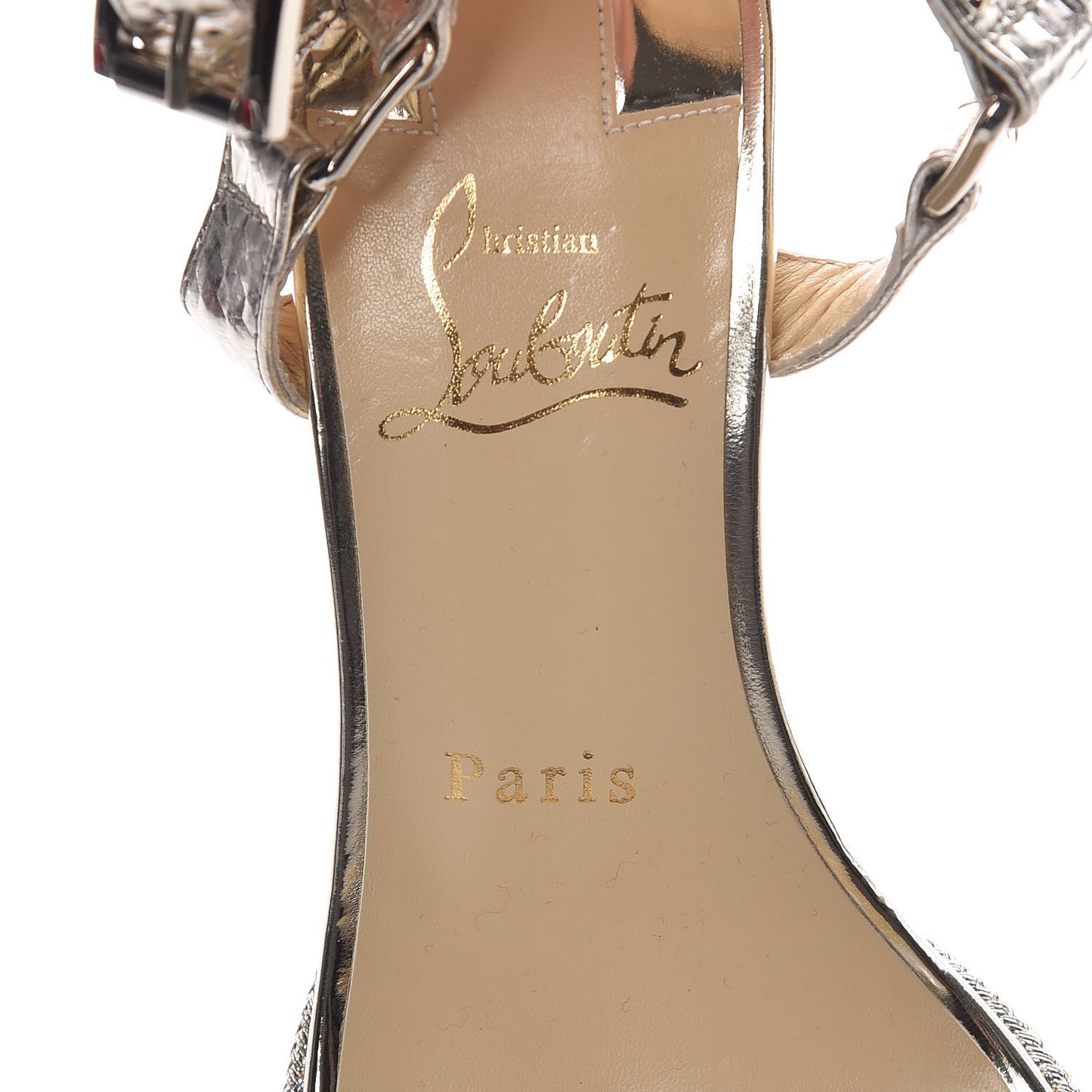 Calfskin Cubiste Pyraclou 110 Wedge Sandals 37 Platine