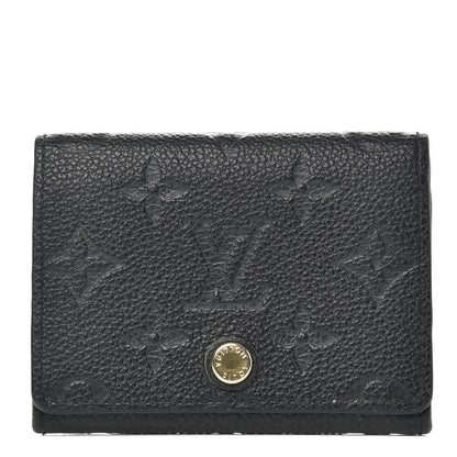 Louis Vuitton Empreinte Business Card Holder Black 1 of 6