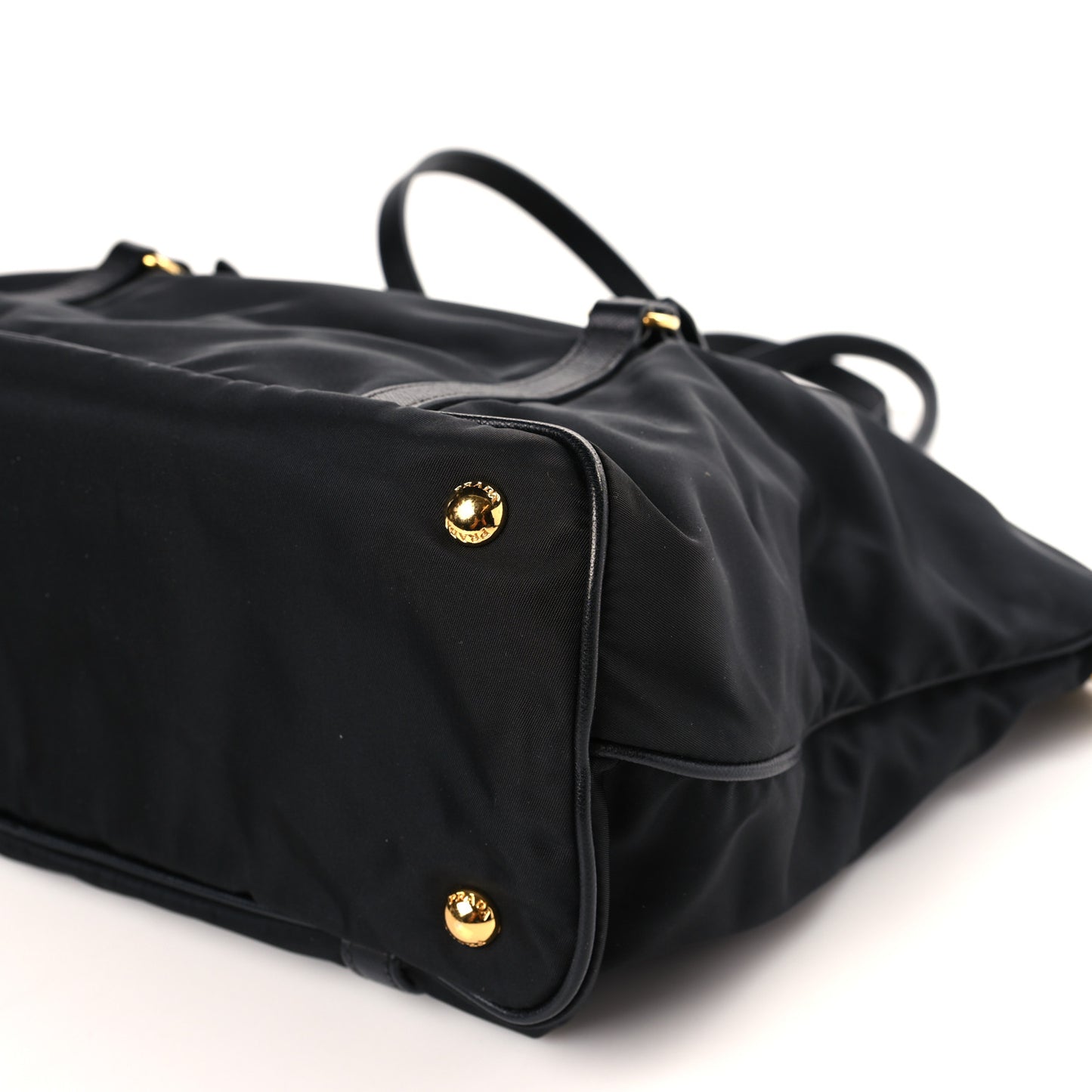 Tessuto Nylon Saffiano Tote Black