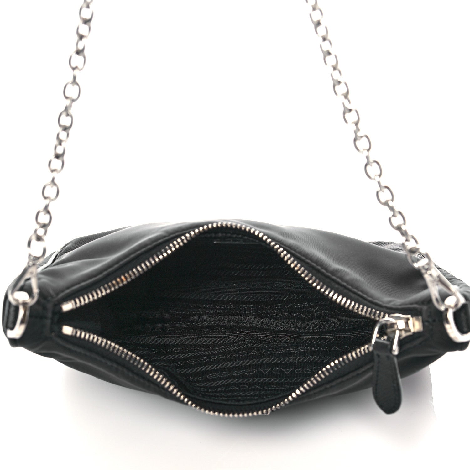 Prada Nylon Re-Edition 2005 Shoulder Bag Black 5 of 12