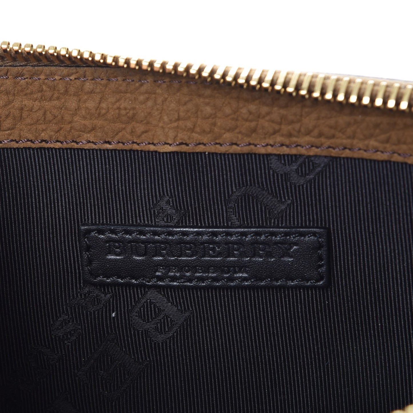 Prorsum Grainy Nubuck Alma Dog Clutch Brown