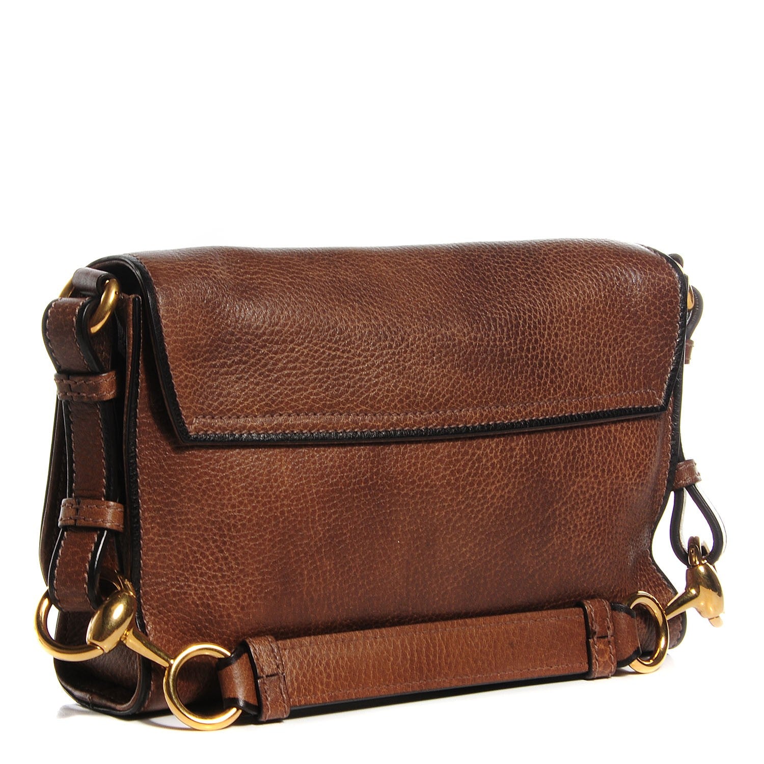 Gucci Calfskin Small Harness Shoulder Bag Acero Mushroom 3 of 8
