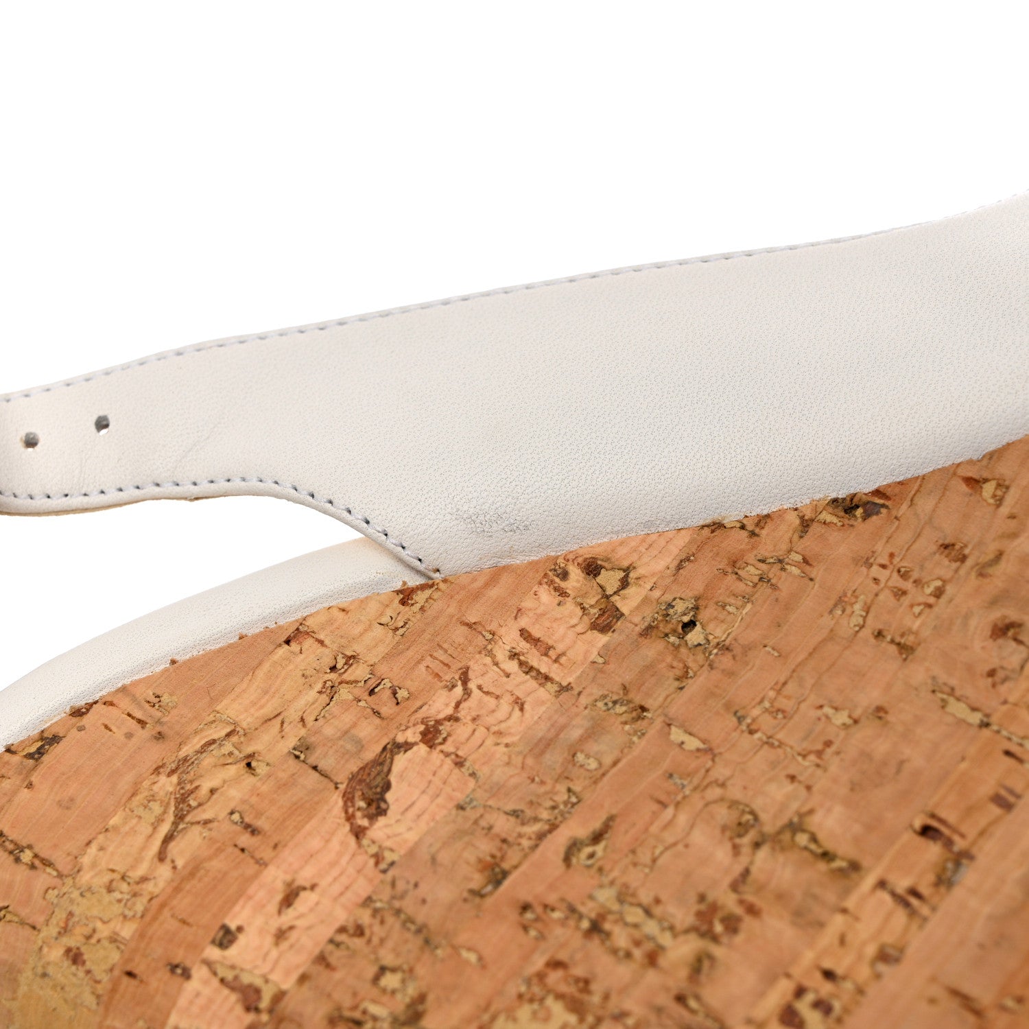 Christian Louboutin Nappa Cork Reine De Liege 120 Wedges 39 White Natural 10 of 12