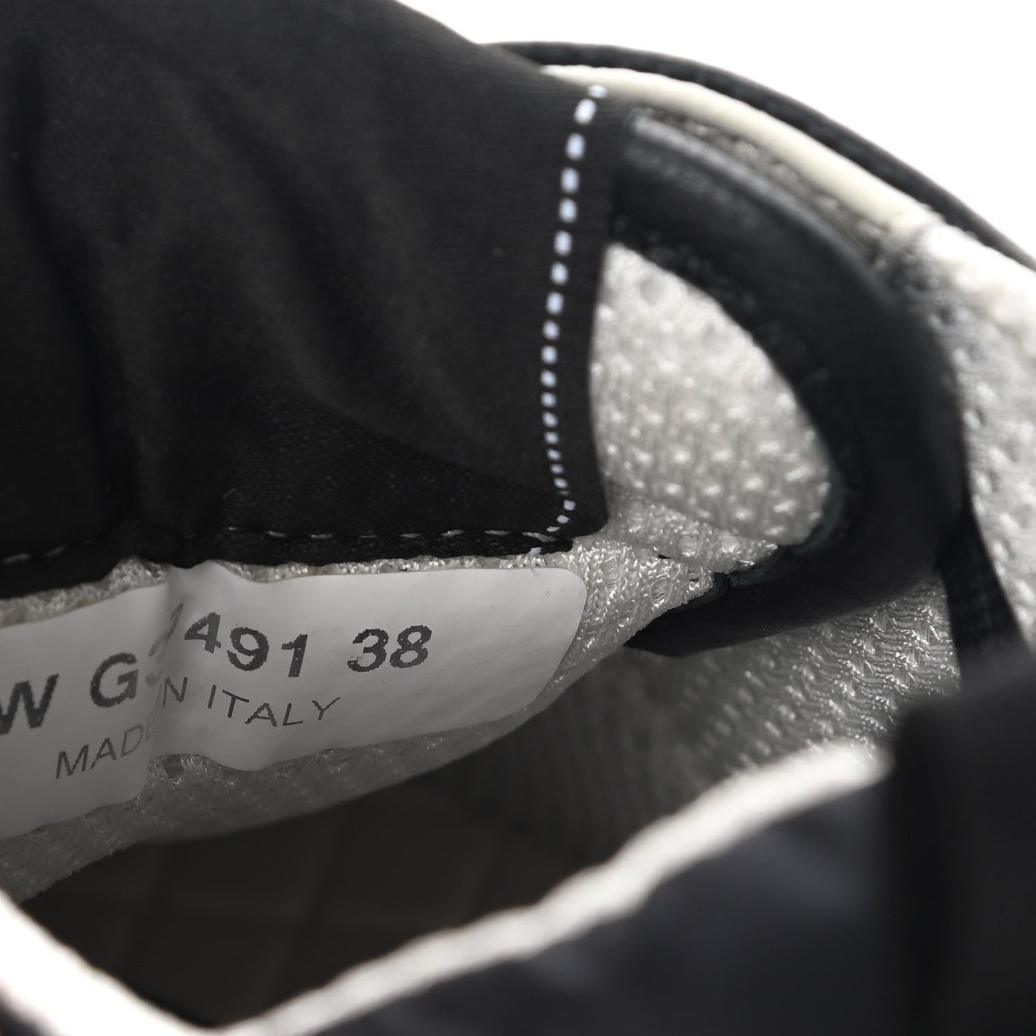 Chanel Calfskin Mesh Lycra Suede Womens Logo Sneakers 38 Black 8 of 10