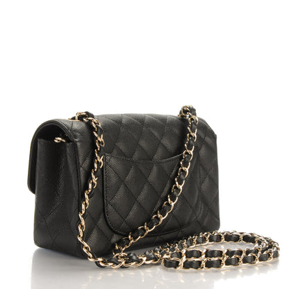 Chanel Caviar Quilted Mini Rectangular Flap Black 3 of 8