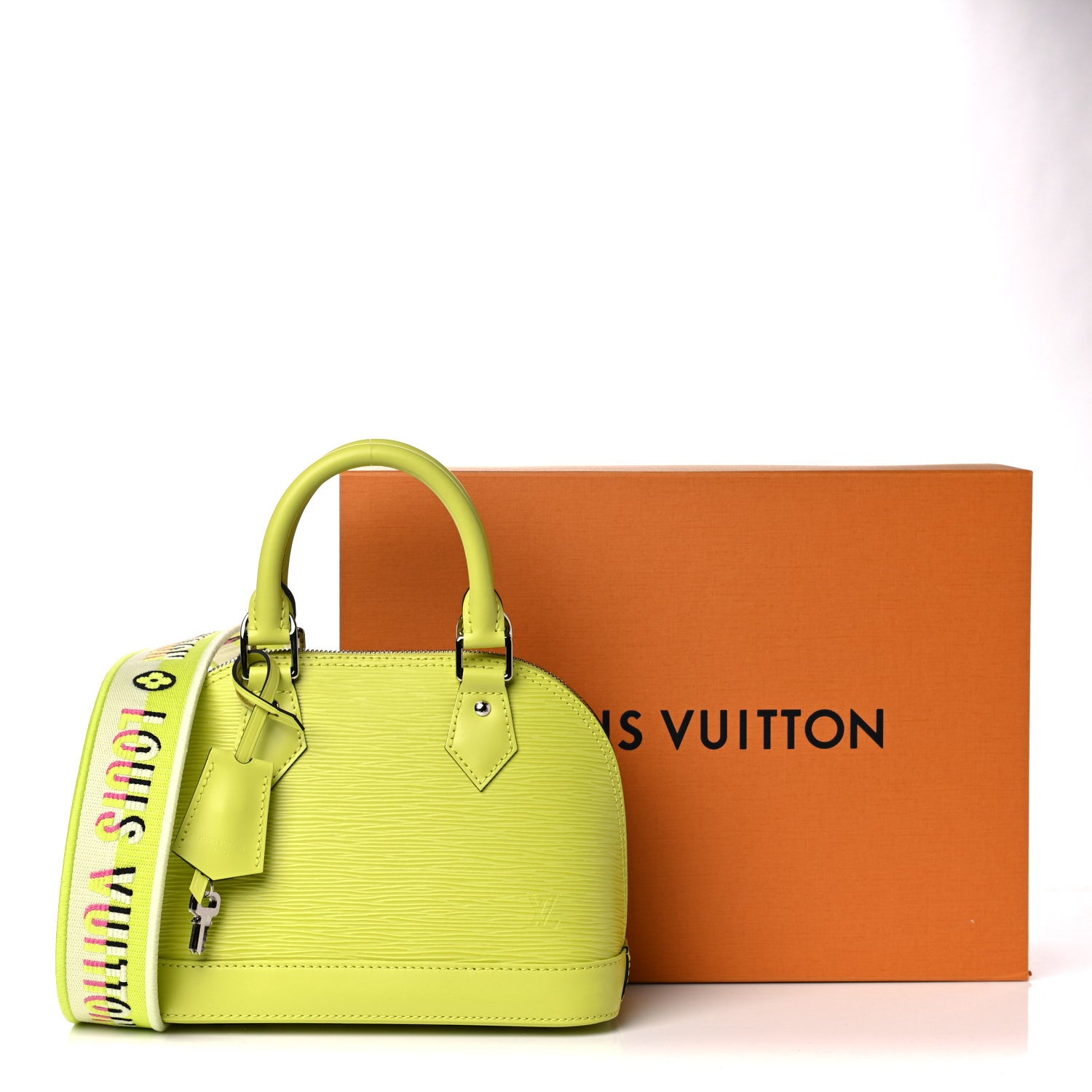 Louis Vuitton Epi Jacquard Alma BB Yellow Citron 10 of 10