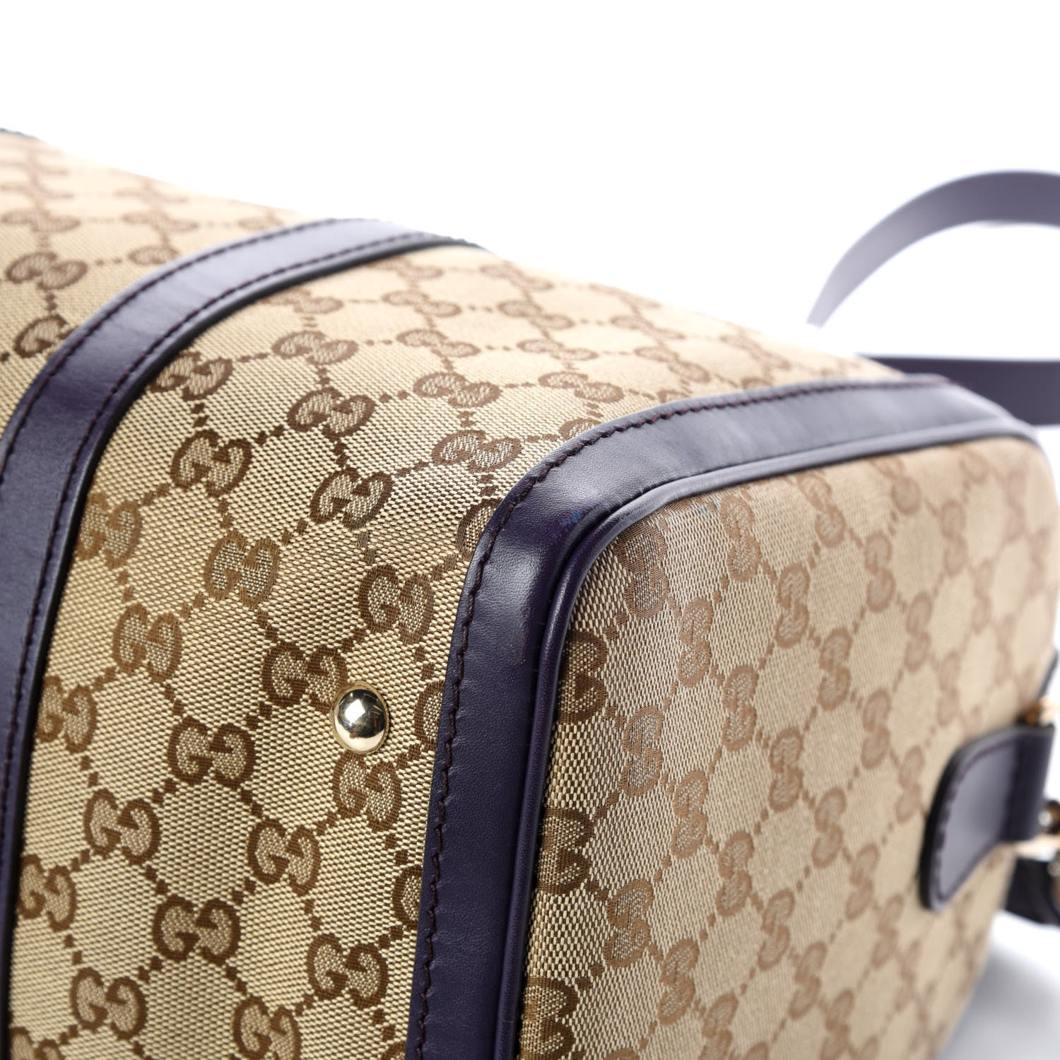 Gucci Monogram Medium Joy Boston Purple 10 of 13