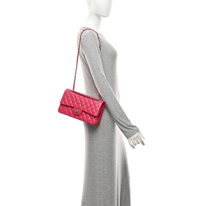 Chanel Lambskin Quilted Medium Double Flap Pink 2 of 11