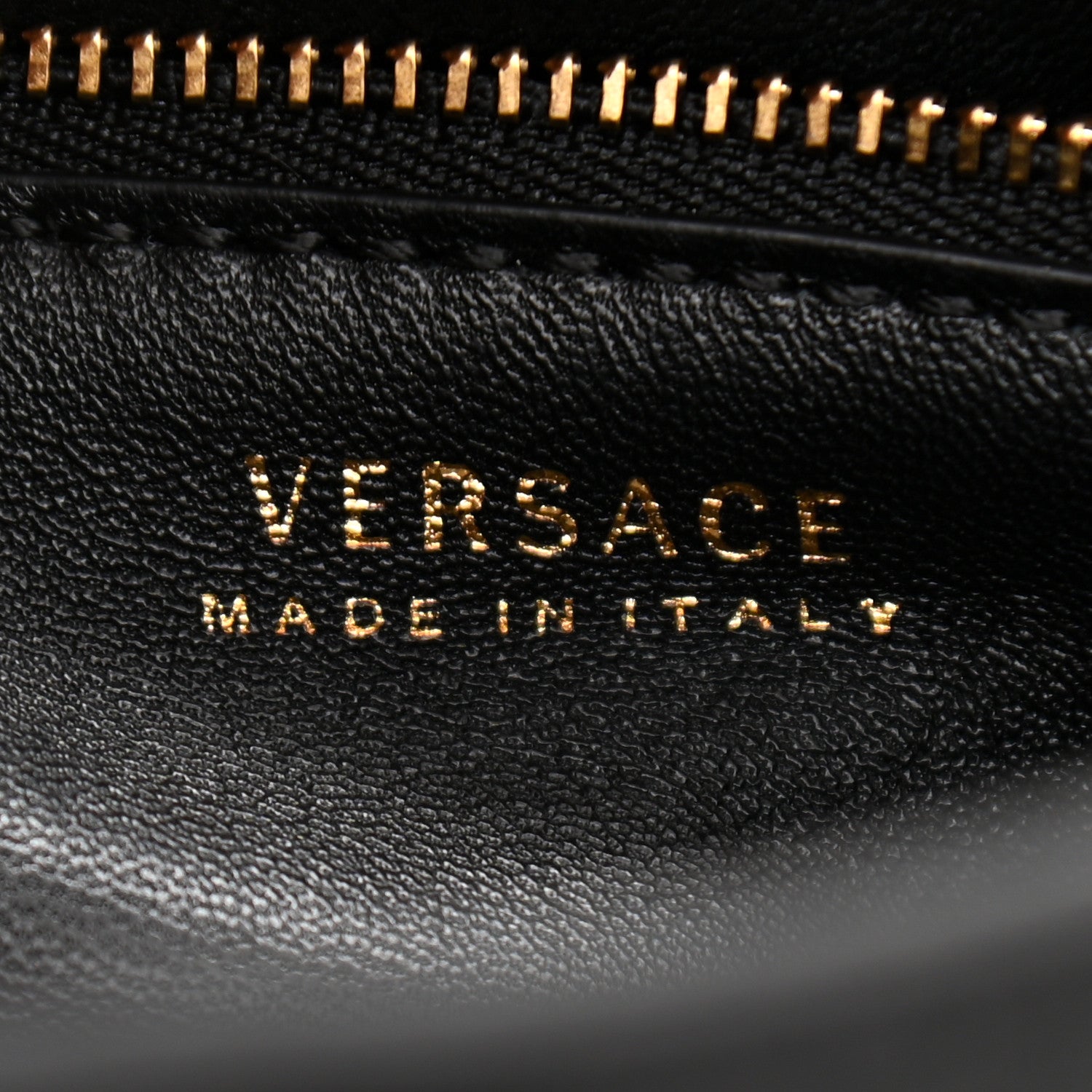 Versace Calfskin Medium La Medusa Top Handle Handbag Black 10 of 21