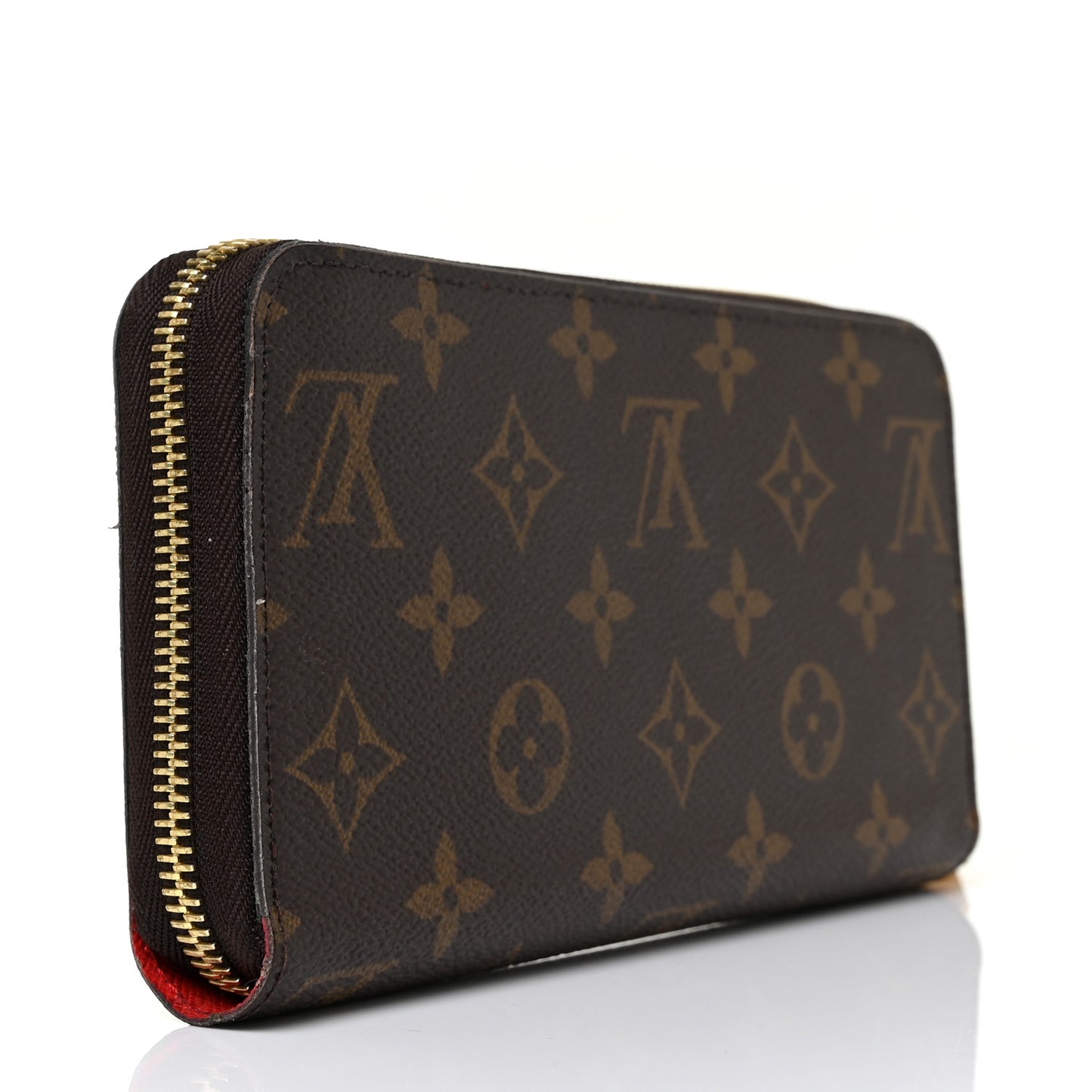 Monogram Zippy Wallet Coquelicot