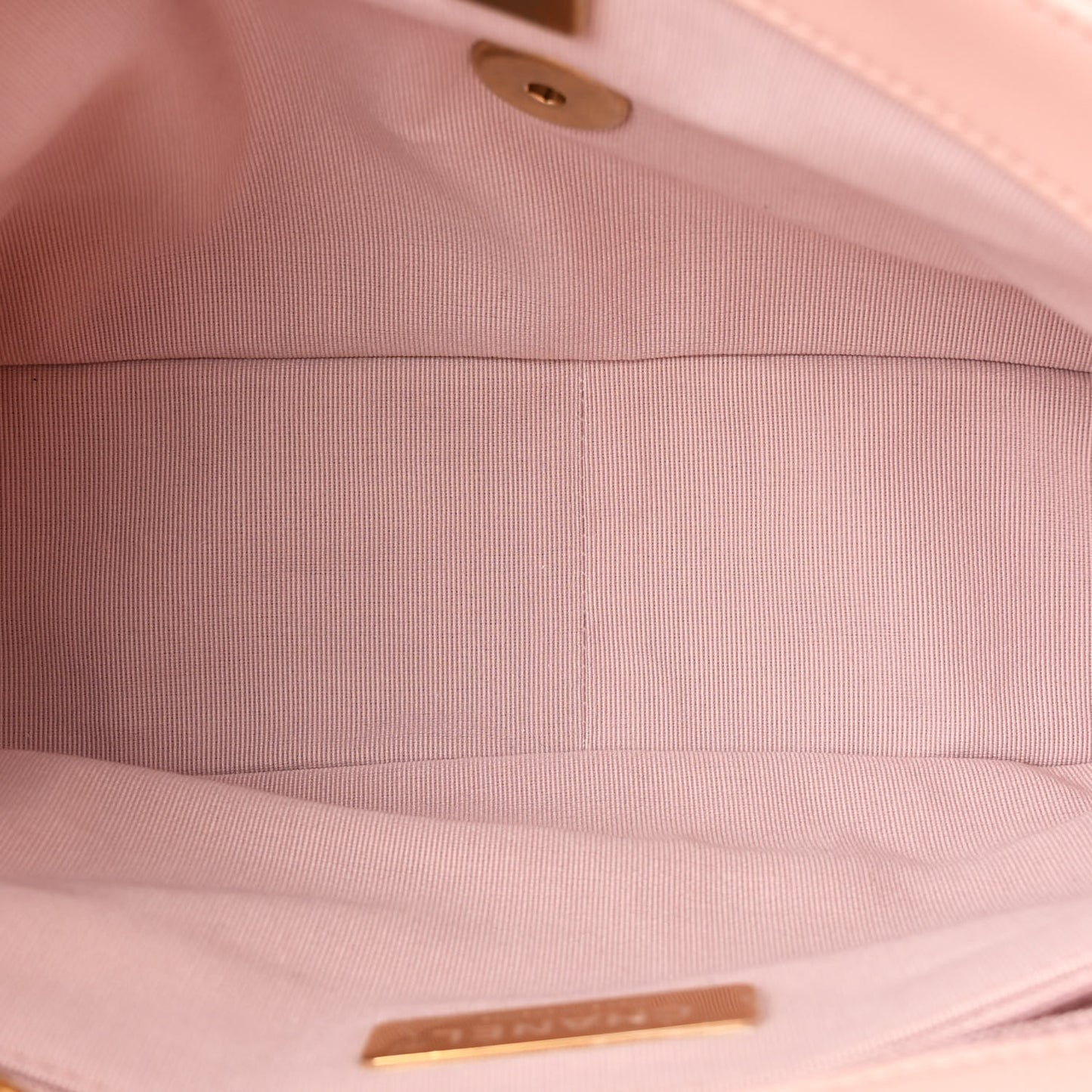 Lambskin Quilted Medium Chanel 19 Flap Light Pink