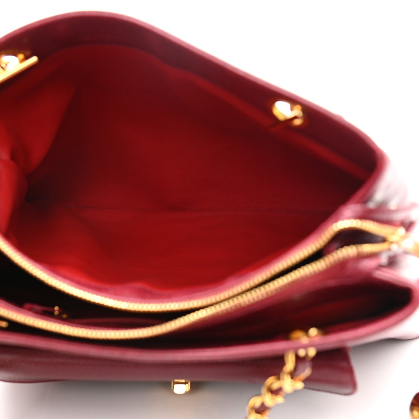 Caviar CC Shopper Tote Red