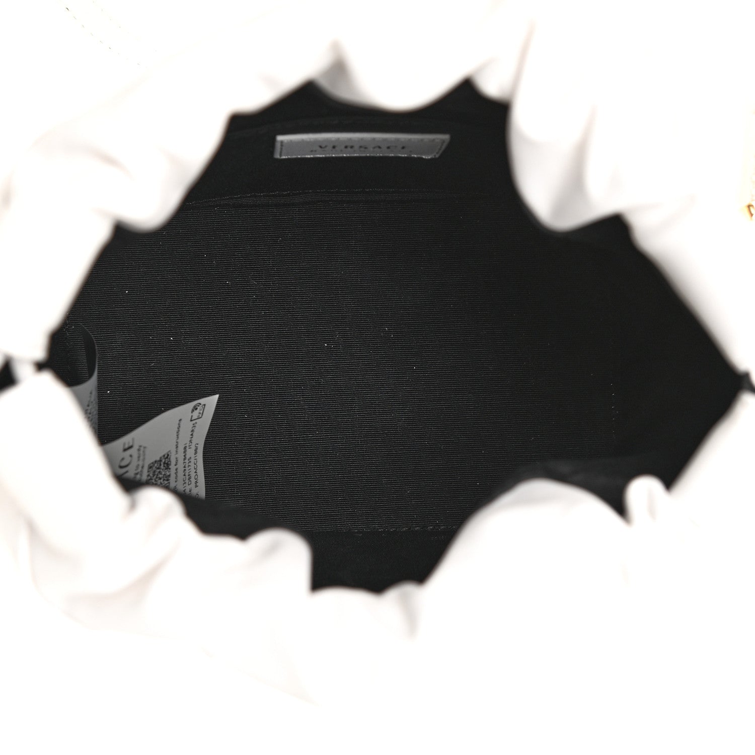 Versace Nappa Quilted Medusa Bucket Bag White 5 of 9