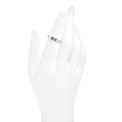 Cartier 18K White Gold Diamond 4mm LOVE Wedding Band Ring 51 5.5 2 of 5