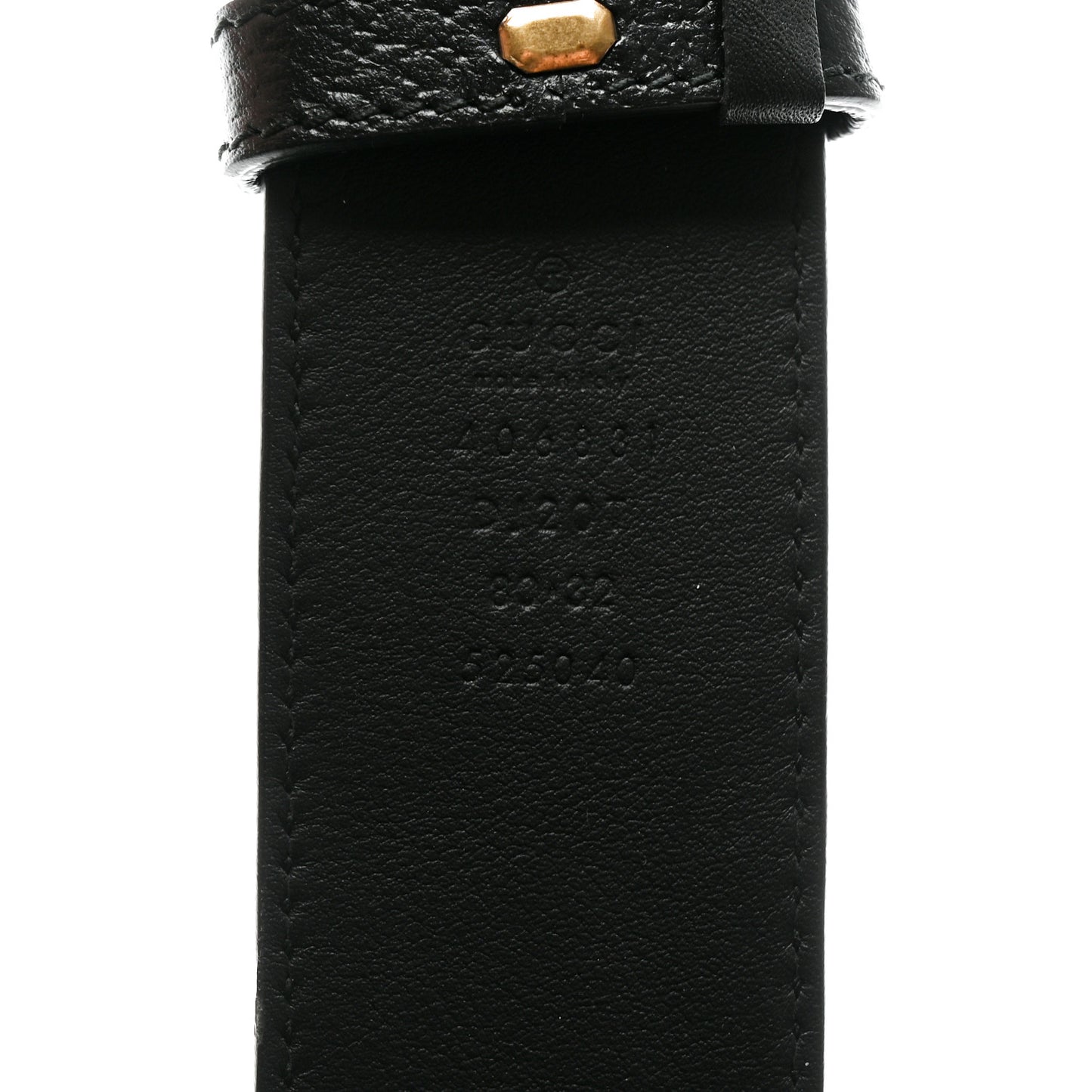 Textured Calfskin Double G 40mm Belt 80 32 Black