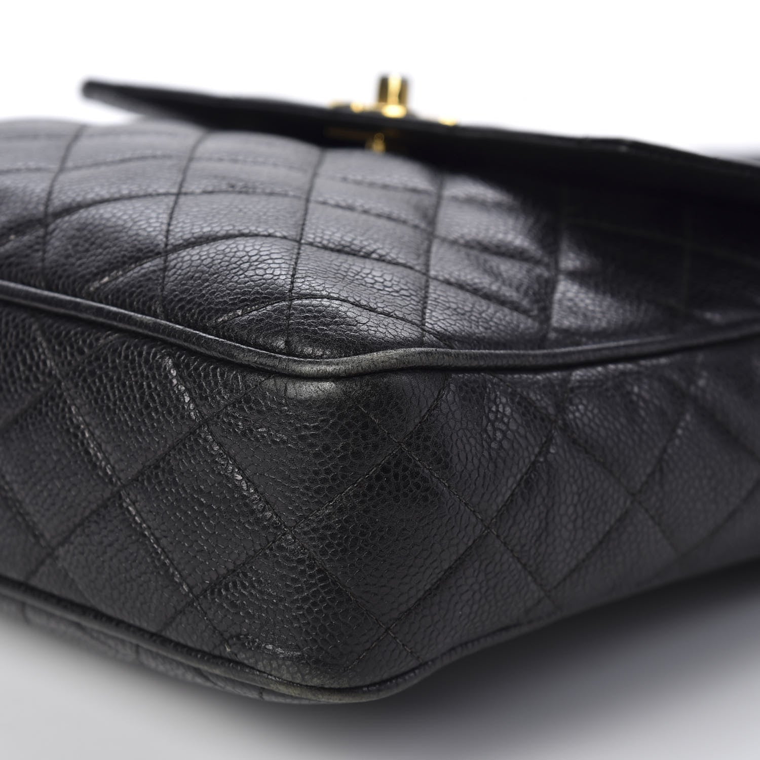 Chanel Caviar Quilted Flap Shoulder Bag Black 6 of 9