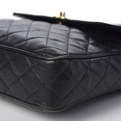 Chanel Caviar Quilted Flap Shoulder Bag Black 6 of 9
