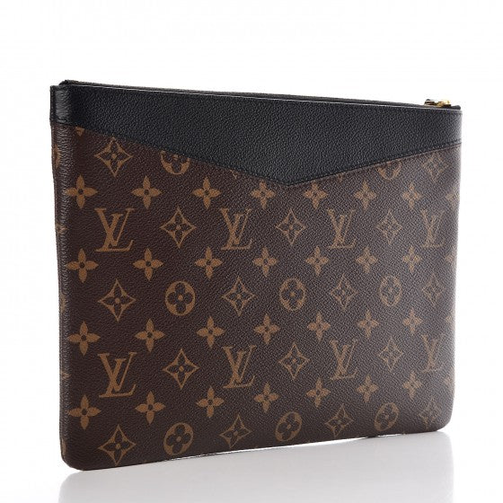 Louis Vuitton Monogram Daily Pouch Black 3 of 7